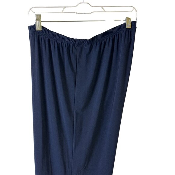 R&M Richards Size 14W  Attached  Shell 2-Piece Suit With Lace Details Navy Blue - Picture 5 of 14